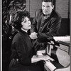 Carol Lawrence and Neville Brand in rehearsal for the stage production Night Life