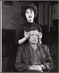 Carol Lawrence and Neville Brand in rehearsal for the stage production Night Life 