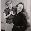 Margaret Leighton and Bette Davis in rehearsal for the stage production The Night of the Iguana
