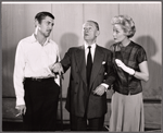 Patrick O'Neal, Alan Webb and Margaret Leighton in rehearsal for the stage production The Night of the Iguana