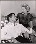Patrick O'Neal and Margaret Leighton in rehearsal for the stage production The Night of the Iguana