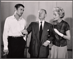Patrick O'Neal, Alan Webb and Margaret Leighton in rehearsal for the stage production The Night of the Iguana