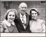 Patsy Kelly, Busby Berkeley and Ruby Keeler in publicity photo for the 1971 Broadway revival of No, No, Nanette