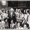 Busby Berkeley and unidentified others from the 1971 Broadway revival of No, No, Nanette