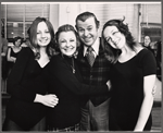 June Allyson and Dennis Day [center] and unidentified others in rehearsal for the touring stage production of the 1971 Broadway revival of No, No, Nanette