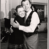 June Allyson and Dennis Day and unidentified others in rehearsal for the touring stage production of the 1971 Broadway revival of No, No, Nanette