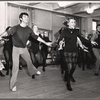 June Allyson [in plaid skirt] and unidentified others in rehearsal for the touring stage production of the 1971 Broadway revival of No, No, Nanette