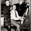 Dennis Day, June Allyson and Judy Canova in rehearsal for the touring stage production of the 1971 Broadway revival of No, No, Nanette