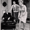 Frank Campanella, Robert Preston and Constance Ford in the stage production Nobody Loves an Albatross