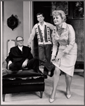 Frank Campanella, Robert Preston and Constance Ford in the stage production Nobody Loves an Albatross