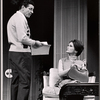 Robert Preston and Carol Rossen in the stage production Nobody Loves an Albatross