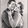 Robert Preston and Carol Rossen in rehearsal for the stage production Nobody Loves an Albatross