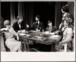 Carole Shelley, Barry Nelson, Richard Benjamin, Ken Howard, Paula Pretniss and Estelle Parsons in the stage production The Norman Conquests