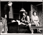 Martin Huston, Walter Willison, and Maureen Stapleton in the stage production Norman, Is That You?