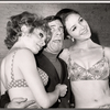 Ardyth Kaiser, Norman Wisdom and Roni Dengel in rehearsal for the stage production Not Now, Darling