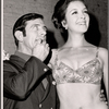 Norman Wisdom and Roni Dengel in rehearsal for the stage production Not Now, Darling