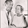 Claude Horton and unidentified in rehearsal for the stage production Not Now, Darling