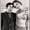 Norman Wisdom and Roni Dengel in rehearsal for the stage production Not Now, Darling