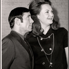 Norman Wisdom and M'el Dowd in rehearsal for the stage production Not Now, Darling