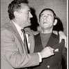 Rex Garner and Norman Wisdom in rehearsal for the stage production Not Now, Darling