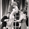 Norman Wisdom, Ardyth Kaiser and Joan Bassie in the stage production Not Now, Darling