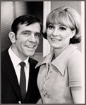 Norman Wisdom and Joan Bassie in the stage production Not Now, Darling