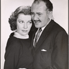 Ann Sheridan and Michael Clarke-Laurence in publicity for the stage production Odd Man In