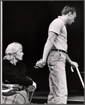 Ingrid Thulin and James Olson in the stage production Of Love Remembered