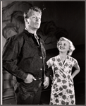 Art Lund and Jo Sullivan in the stage production Of Mice and Men