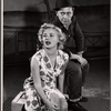 Jo Sullivan and Leo Penn in the stage production Of Mice and Men
