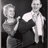 Jacquelyn McKeever and Tony Randall in rehearsal for the stage production Oh Captain!