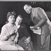 Abbe Lane, Xavier Cugat and Jose Ferrer in rehearsal for the stage production Oh Captain!