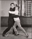 Abbe Lane and unidentified in rehearsal for the stage production Oh Captain!
