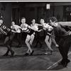 James Starbuck [right] and unidentified others in rehearsal for the stage production Oh Captain!