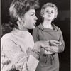 Jacquelyn McKeever and Abbe Lane in rehearsal for the stage production Oh Captain!