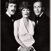 Jamie Ross, Roderick Cook and Barbara Cason in publicity pose for the 1972 Off-Broadway production of Oh Coward!*