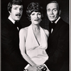 Jamie Ross, Roderick Cook and Barbara Cason in publicity photo for the 1972 Off-Broadway production Oh Coward!