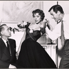 Franchot Tone, Betsy Von Furstenberg and Gig Young in the stage production of Oh, Men! Oh, Women!