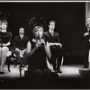 Robert Klein, Rod Perry [left], Leonard Sillman [right] and unidentified others in the stage production New Faces of 1968