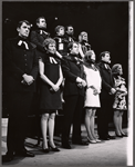 Robert Klein [center] Madeline Kahn [right] and unidentified others in the stage production New Faces of 1968