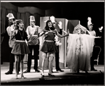 Rod Perry, Elaine Giftos, Nancie Phillips, Madeline Kahn and unidentified others in the stage production New Faces of 1968