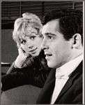 Joyce Bulifant and Jed Allan in rehearsal for the stage production The Paisley Convertible 