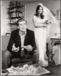 Richard Mulligan and Carolan Daniels in the stage production The Only Game in Town