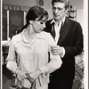 Carolan Daniels and Richard Mulligan in the stage production The Only Game in Town