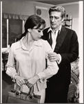 Carolan Daniels and Richard Mulligan in the stage production The Only Game in Town