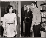 Carolan Daniels, Albert Paulsen and Richard Mulligan in the stage production The Only Game in Town