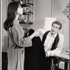 Carolan Daniels and Richard Mulligan in the stage production The Only Game in Town