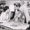 Carolan Daniels and Richard Mulligan in the stage production The Only Game in Town