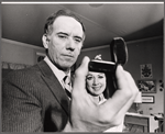 Albert Paulsen and Carolan Daniels in the stage production The Only Girl in Town