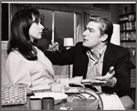 Carolan Daniels and Richard Mulligan in the stage production The Only Game in Town